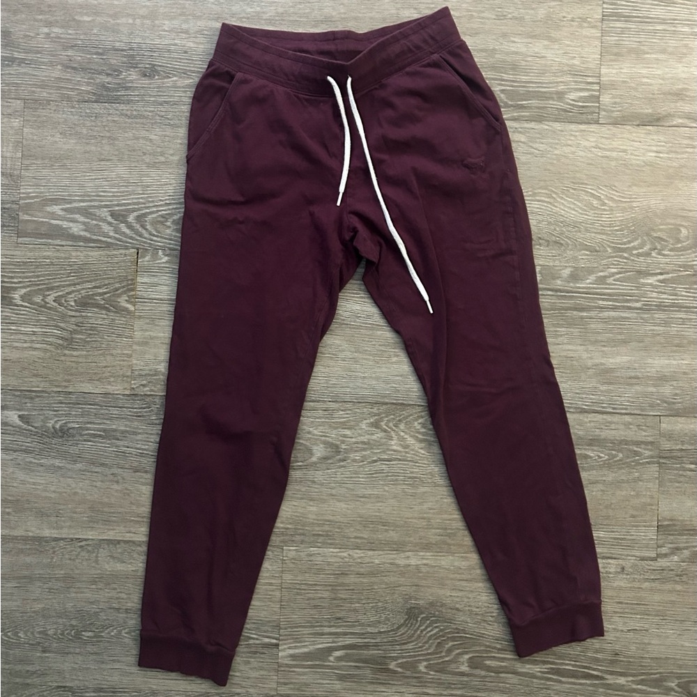 Victoria's Secret Pink Burgundy Joggers